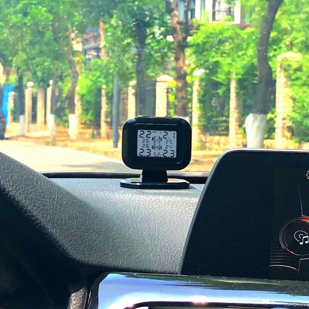 TPMS Датчик давления в шинах Система контроля температуры Q2 Мини Автомобильный внешний датчик давления в шинах стабильный цифровой измеритель