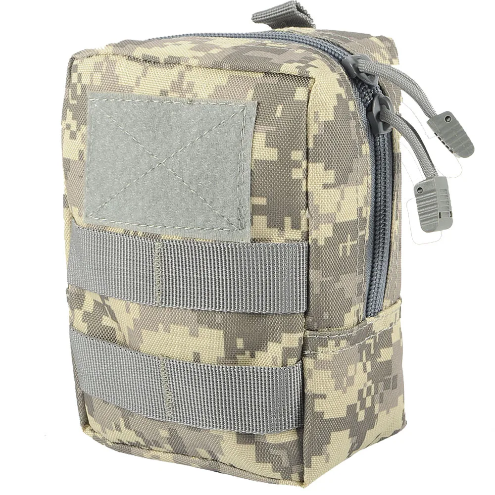 Тактическая поясная Сумка Molle, сумка, военная поясная сумка, утилита, EDC, сумка для передач, гаджет, разделитель, органайзер, хранилище - Color: 2-ACU