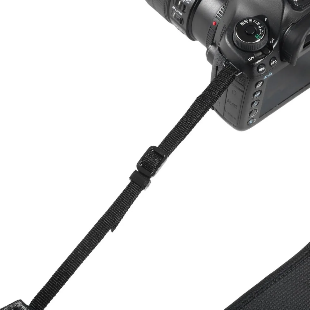 1 шт. Новая быстрая камера одноплечный ремешок на шею для камеры ремень для SLR DSLR черный
