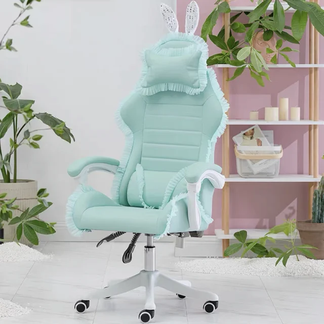 Geboorteplaats Beoefend paar Wcg Gaming Stoel Meisje Leuke Ligstoel Fauteuil Met Voetensteun Stoel  Kantoormeubilair Roze Stoel Kawaii Gamer Stoel|Bureaustoelen| - AliExpress