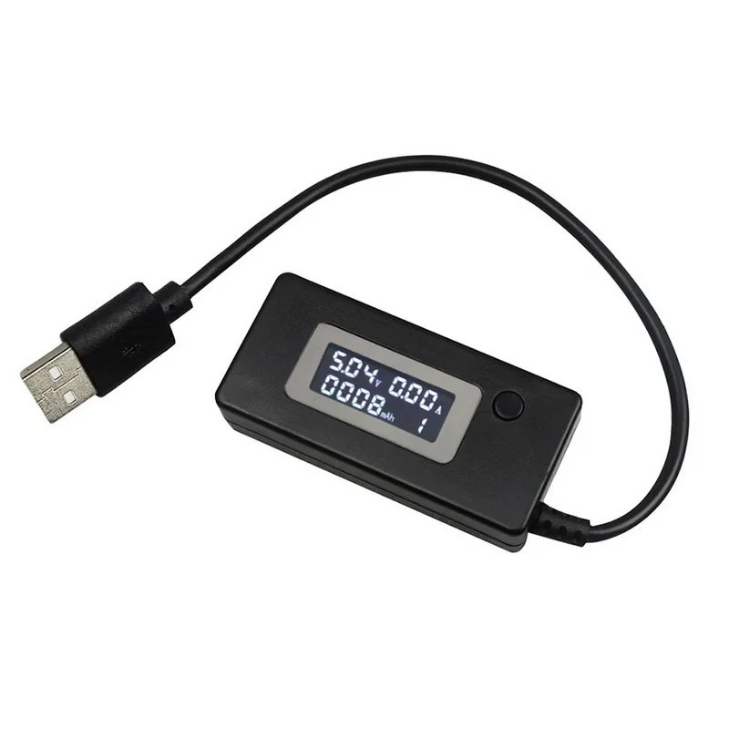 

LCD Mini Phone USB Tester Voltage Current Meter Portable Doctor Mobile Power Charger Capacity Detector Monitor Voltmeter Ammeter