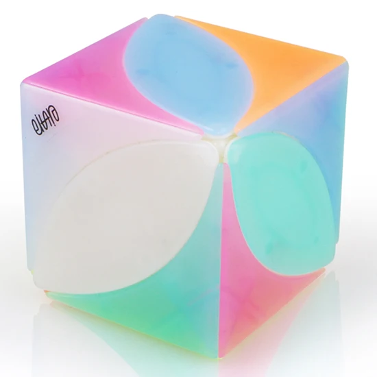 Jelly Stickerless Qiyi Mofangge LVY кубики для скручивания листочной линии, головоломка, магический куб, развивающие игрушки, Cubo Magico, развивающие игрушки - Цвет: Jelly Stickerless