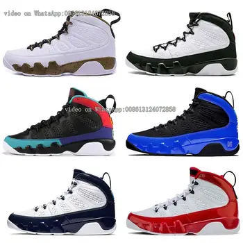 

New 2020 hoverball shoes retro Gym Red UNC All-Star dream 3M Racer Blue Air 9 retro original Zapatillas Hombre Deportiva