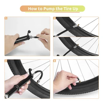 

High Bicycle Repair Bag Bicycle Tire Pumps Multi-tool Portable Patches Fixes Maintenance Bike Repair Tool Set KTC 66