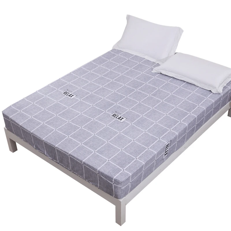 1pc Soft Bed Sheet King Queen Twin Bed Sheets Bed Coverlet Waterproof Bedding Linen Mattress Cover 17 Types 9 Sizes Optional - Цвет: 2
