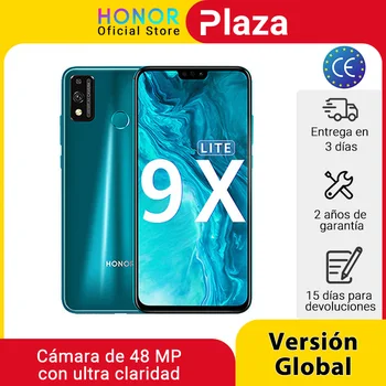 Перейти на Алиэкспресс и купить Новое поступление глобальная версия Honor 9X Lite смартфон 4G 128G 48MP камера Kirin 710 6,5 ''мобильный телефон Android P GPU Turbo 3,0 NFC