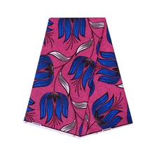 Африканская ткань настоящий воск принт голландский воск 6 ярдов Гана воск ткань высокое качество настоящий воск полиэстер