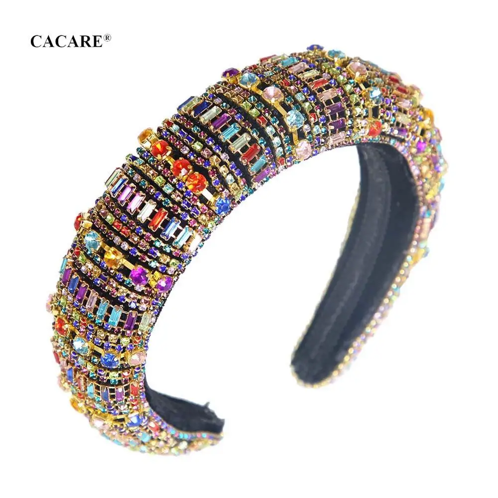 

Luxury Rhinestones Headbands for Women Head Bands Jewelry Hairbands Ornaments Bridal Tiara F0012 Multi-Choices Retail Wholesale