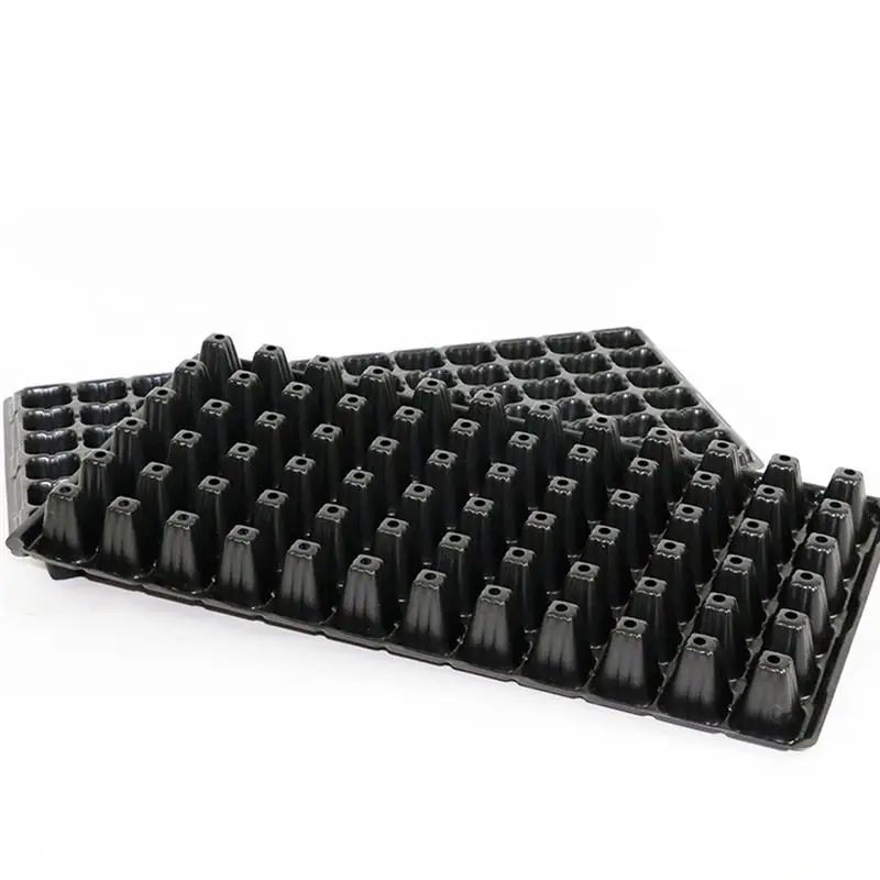 10PCS 72 Hole Seed Sprouter Trays PVC Seedling Tray Porous Thickening Seedling Tray For Agriculture Gardening Tools Home Shop
