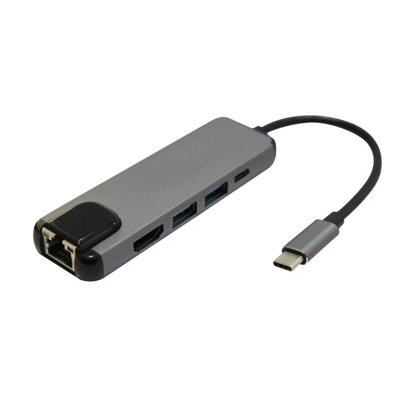 Для компьютера Apple Тип HDMI Five-in-One 5в1 гигабитная сетевая карта концентратор 3,0 Расширение Док-станции