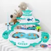 Children's Toys Puzzle Rechargeable Magnetic Fishing Table Slide Game Music Rotating Disc Parent-child Interactive Learning Gift 2