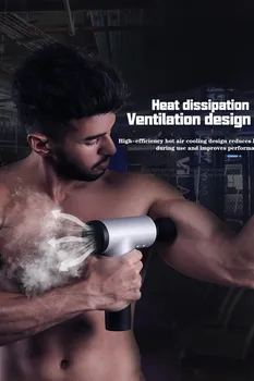 

Massage Gun Muscle Relaxation Massager Vibration Gun Vibration Massage Fitness Equipment Noise Reduction Design Brushless Motor