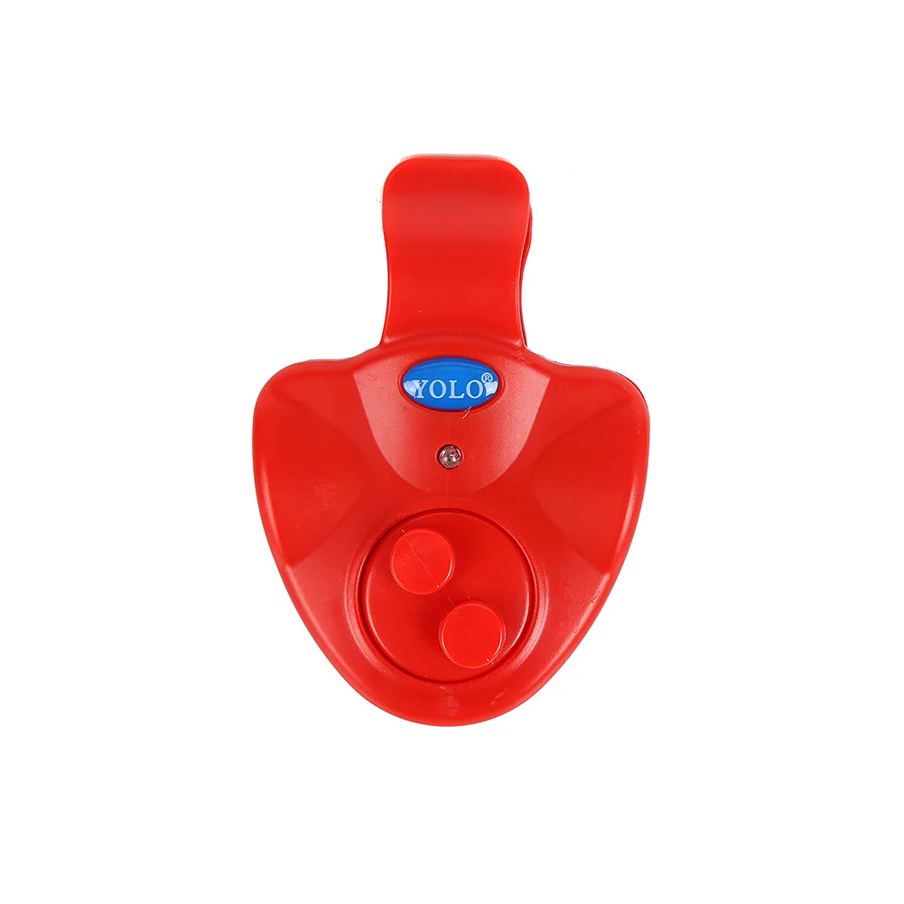 Красочный Светодиодный светильник для рыбалки, сигнализационная линия, индикатор передачи, аварийный буфер, удочка, электронный эхолот, звуковое оповещение - Цвет: Красный