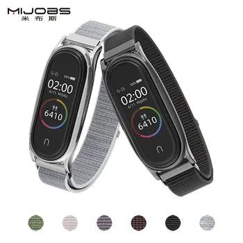 

Nylon Wrist Bracelet for Xiaomi Mi Band 3 4 5 Band Wristband Replacement Strap Smartbracelet for Mi Band 5 4 3 Accessories