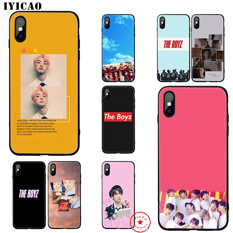 IYICAO The Boyz K Pop Soft Case for iphone 11 Pro Xr Xs Max 6 6s 7 8 Plus 5 5s Se Silicone TPU |