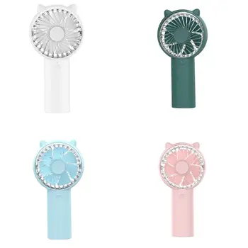 

Mini Handheld Fan USB Charging Air Cooler 4 Speed Adjustable Angle for Home Use 28TE