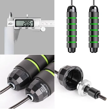 

Jump Skipping Rope Speed Training Adjustable Fitness Exercise Jump Rope Thickened Anti Slip Foam Handle Bearing Steel Wire