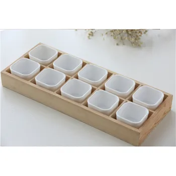 

1pc 5.5*4.2cm Plastic Succulent Plant Fleshy Flower Pot Square Box Decorative Container Garden Supplies Hot sale