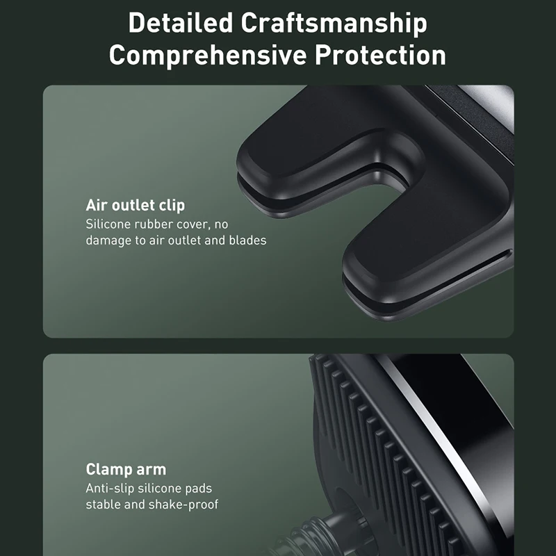 Baseus Car Phone Holder For Universal Mobile Phone Holder Stand Car Phone Stand For Car Air Outlet Mount Car Cell Phone Support Best Sellers In Phones Accessories