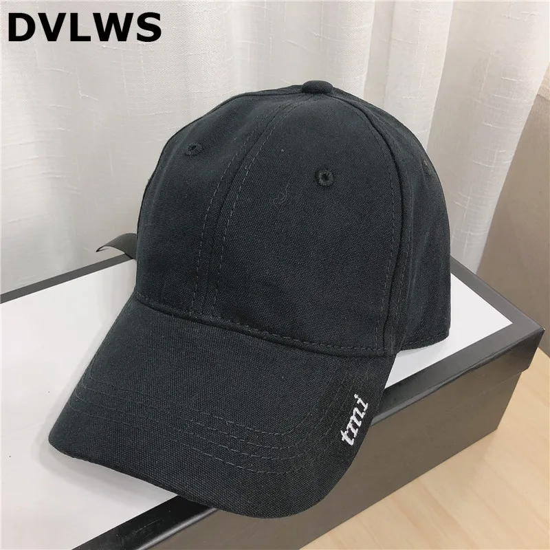 

DVLWS 2020 Simple Lettered Soft Baseball Cap COUPLE'S Brim Hat Spring And Summer College Style Baseball Cap Green Beige Orange