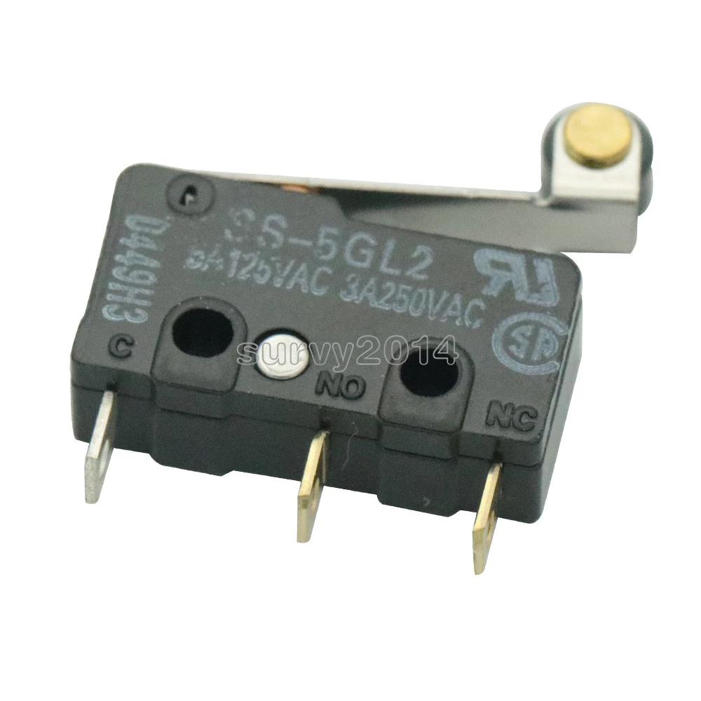 5PCS SS-5GL2 Limit Switch 3 Pins Microswitch