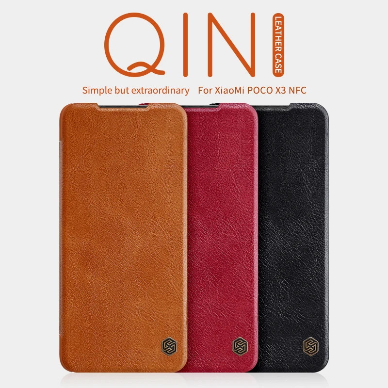 Для xiaomi mi 10 Lite чехол Funda 10T 5G корпус Nillkin QIN кожаный портмоне с откидной крышкой для