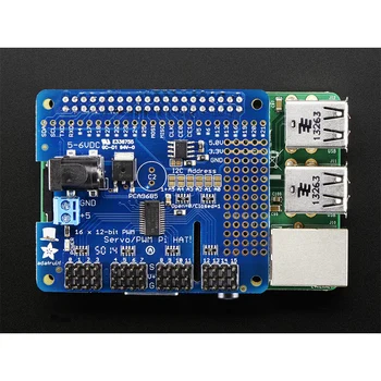 

Diy kit Adafruit 16-Channel PWM / Servo HAT for Raspberry Pi-Mini