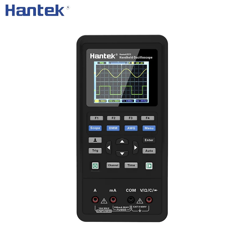 

Hantek 2C42 2C72 2D42 2D72 Portable Digital Automotive Multimeter 2 Channels 3in1 USB Mini Oscilloscope Waveform Generator