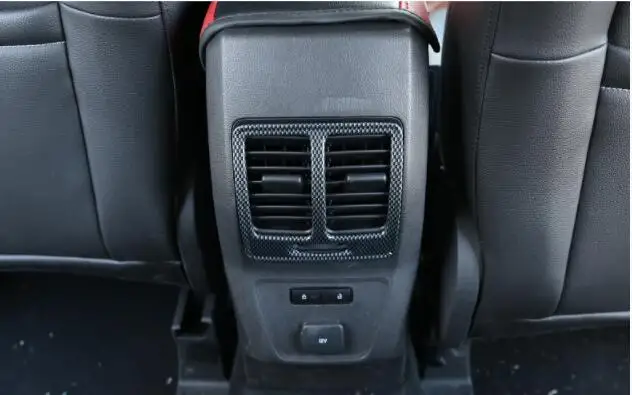 Специально для Ford 13-17 KUGA арматура, задняя розетка Рамка Кондиционер Выход яркая полоса торчащие украшения интерьера