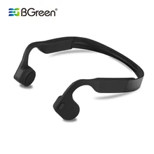 BGreen Bone Conduction Wireless Sport Bluetooth Headphone Stereo Earphone Sports Headset With Microphone Support Phone Call
