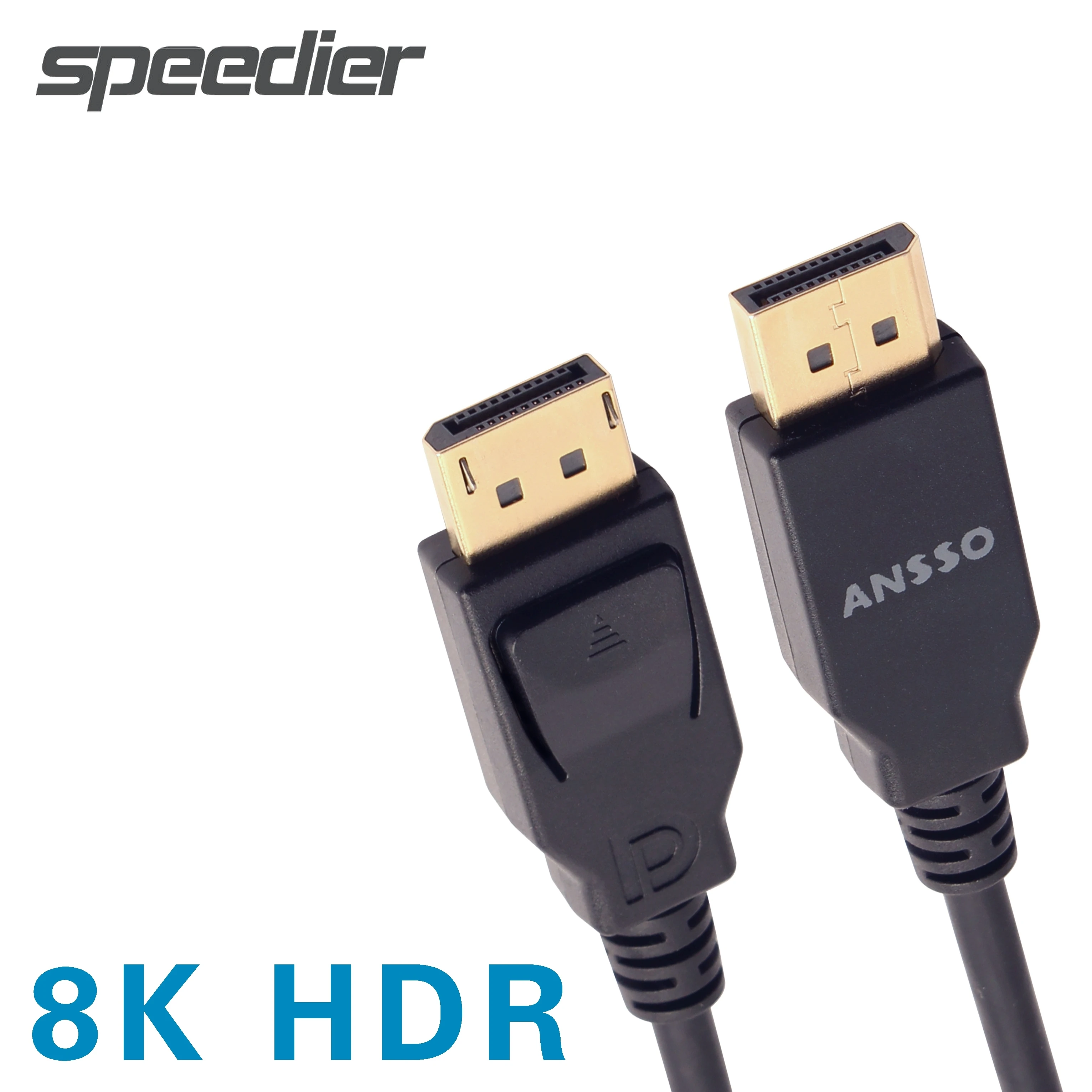 DisplayPort 1.4 8K@60Hz 4K@144Hz HD Computer Monitor Cconnection cable 8K DP to data 0.5m 1.3m 2m Ultra Slim | Электроника