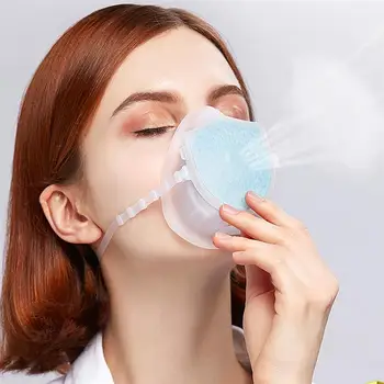 

Reusable Washable Mouth Mask Food Grade Silicone 4-Layer Filtering Anti Dust Mask Face Mask for Kids Adult Outdoor
