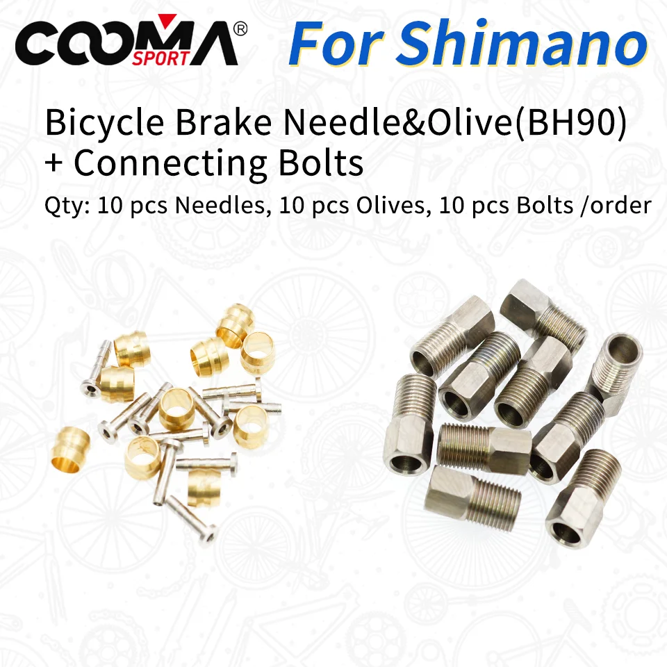 10 Satz BH59 Scheibenbremse Olive Einsatz - Hydraulischer Anschluss Kit Für Shimano