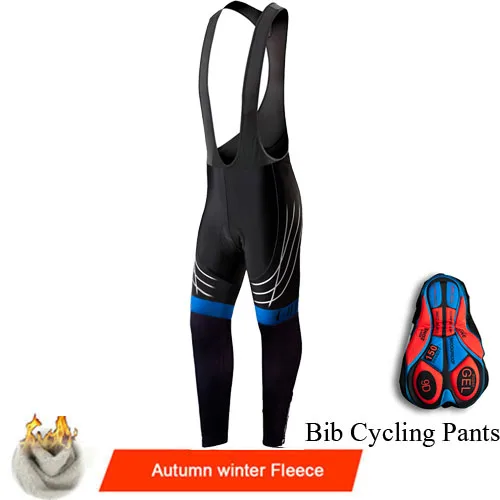 Cycling Bib Pants Uhtxhu теплый брючный сарафан для велоспорта зимние термальные брюки для горного велосипеда велошорты Coolmax 9D гелевые штаны для велоспорта - Цвет: Cycling Bib Pants