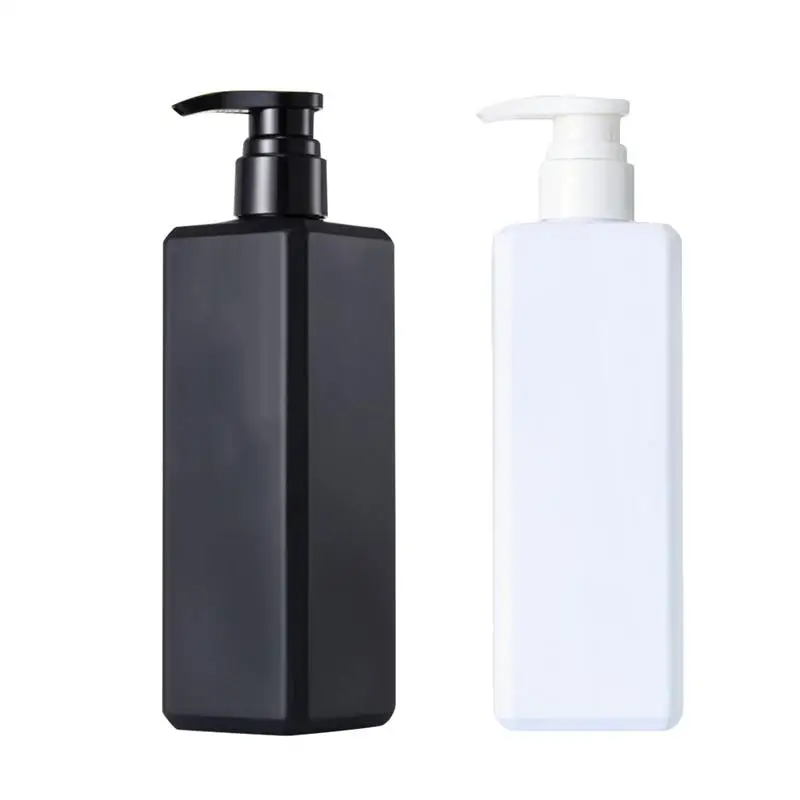 

2pcs 1pc Liquid Soap Bottle Shampoo Bottle Lotion Pump Bottle Shower Gel Holder Empty Container 500ml