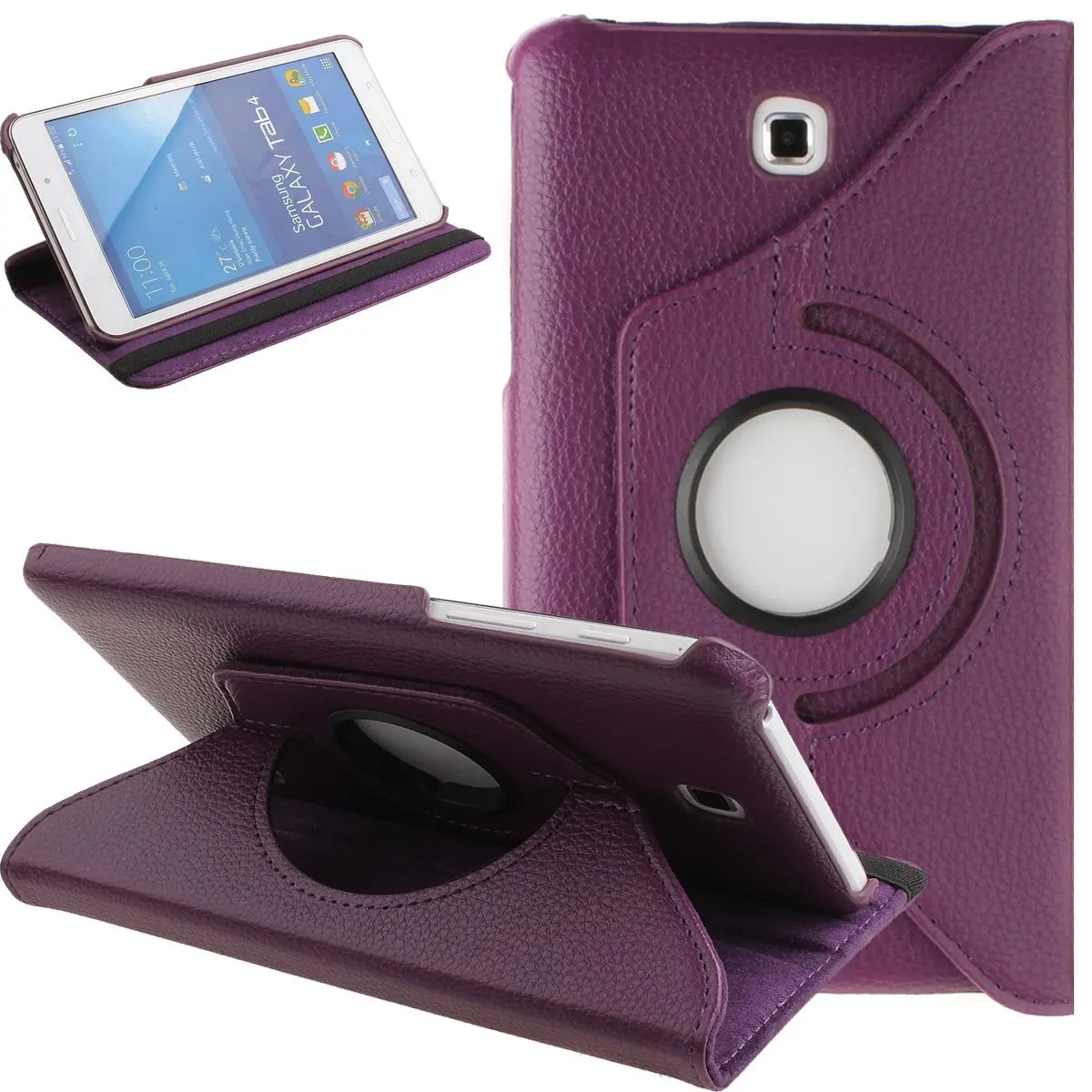

360 Rotating PU Leather Case for Samsung Galaxy Tab 4 7.0 SM T230 SM T235 SM-T231 Cover Tab 4 7.0' Flip Sand Holder Funda Capa