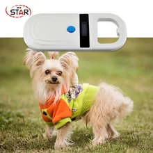 Портативный 134,2 кГц FDX-B ISO11784/11785 Pet RFID чип считыватель для собак кошек ЖК-дисплей животное микрочип сканер тег сканер штрих-кода