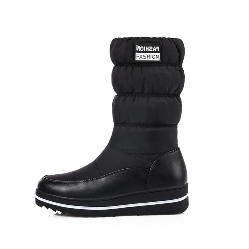 E TOY WORD Winter waterproof snow boots women warm padded down cotton boots short boots thick bottom non-slip women boots
