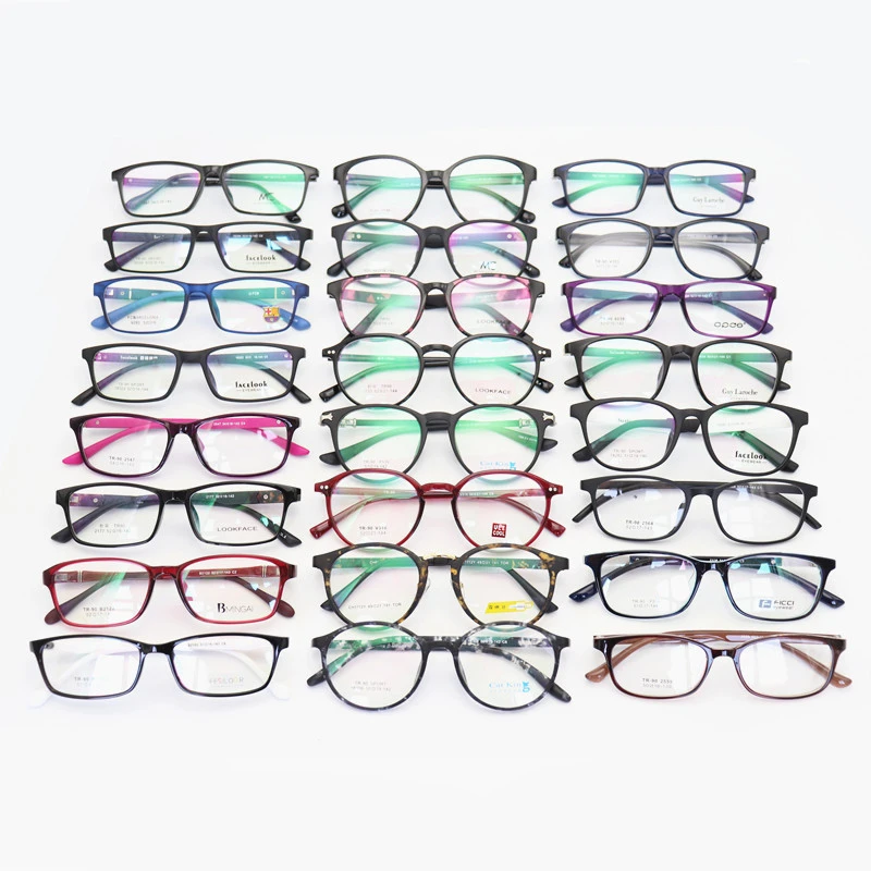 Ready To Ship Factory Size Adult Randomly China Cheap Promotional TR Mixed Spectacles Eye