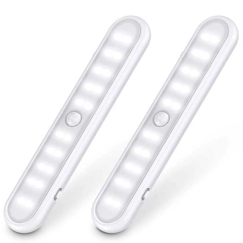 

Smart Closet Light, 20-Led Battery-Operated Under-Cabinet Light, with 3 Modes and Built-In Magnet, Portable Motion Sensor Light