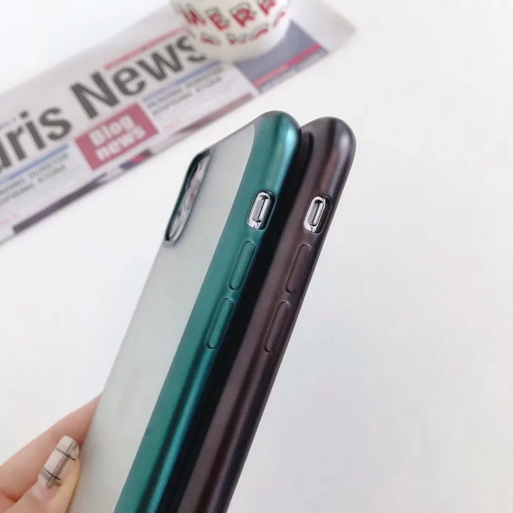 371428637 苹果 11 11PRO 11MAX XSMAX XR XS X 8 8P 7 7P 6 6P 磨砂手感电镀TPU 4元 (5)