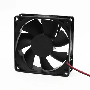 

SODIAL(R) DC 12V Black 80mm Square Plastic Cooling Fan For Computer PC Case