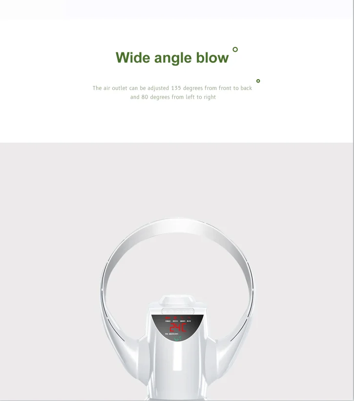 Description Picture 4 of itemLeafless fans home table remote control floor fan portable air cooler wall mounted circulation bladeless air purifier ventilador