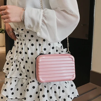 

Trunk Box Small Women Shoulder Bags Designer Crossbody Bag Chain Strap Messager Bags Mini Phone Case Fashion Women's Pouch