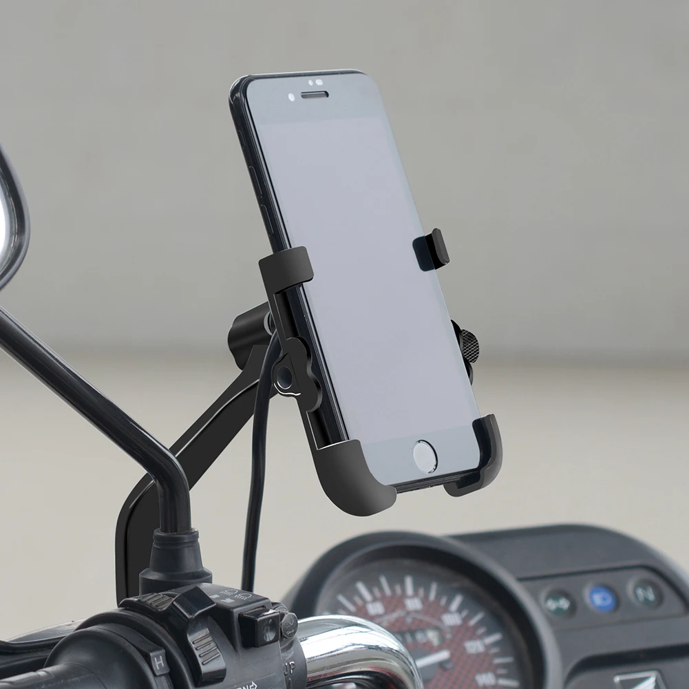 Регулируемый держатель для телефона мотоцикла водонепроницаемый 12V Quick Charge QC 3,0 USB зарядное устройство для мотоциклов крепление адаптера питания руль