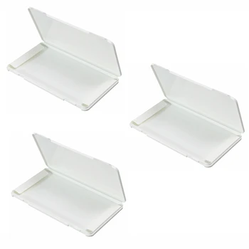 

3Pcs Storage Case Dustproof Box Disposable Mouth Muffle Pad Box Container