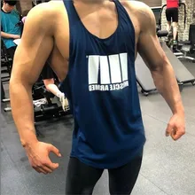 Стиль, мужской жилет для занятий фитнесом, эластичный, хлопок, Джерси, i-образный жилет, агент магазина