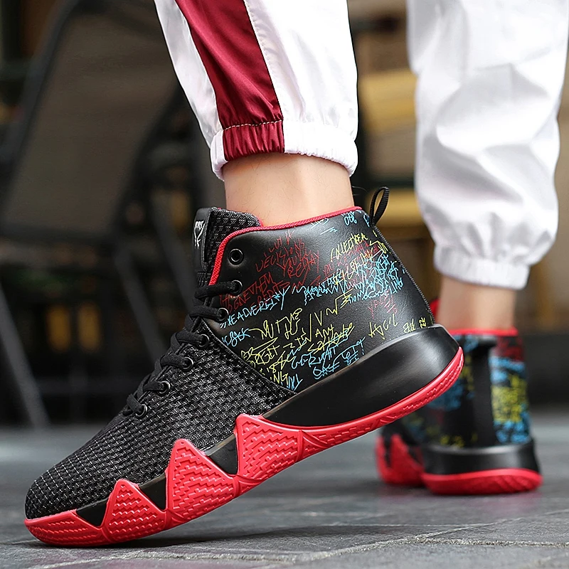 Высокое качество Jordan баскетбольные кроссовки для мужчин Kyrie 4 обувь с высоким берцем удобные баскетбольные спортивные кроссовки Ботильоны zapatillas hombre