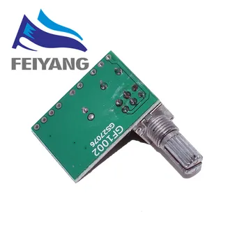 

10pcs PAM8403 mini 5V digital amplifier board with switch potentiometer can be USB powered