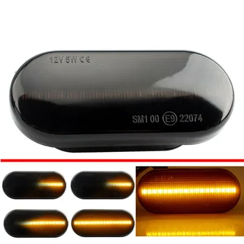 

For Golf MK4 Ford Indicator light Dynamic LED Side Marker Light Lamp Repeater Amber